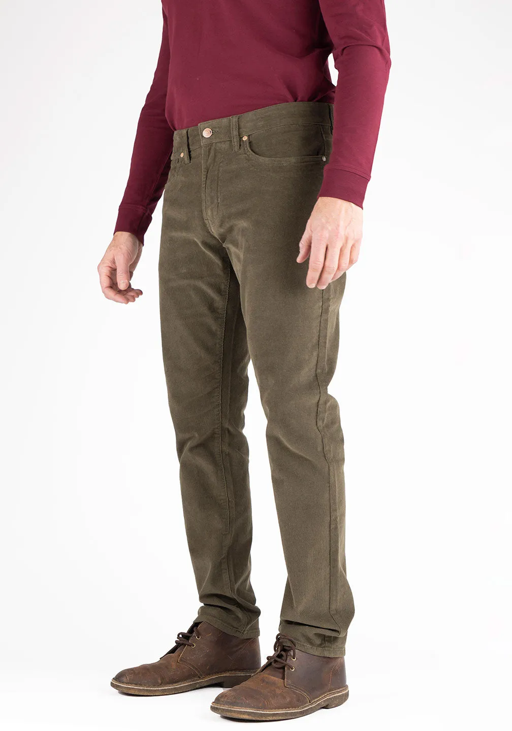 16W Stretch Corduroy Slim Fit 5-PKT Pants 