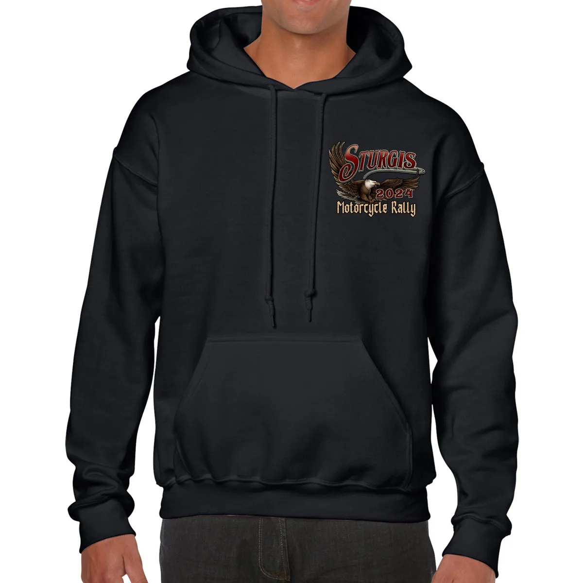 2024 Sturgis Motorcycle Rally Legendary Main Street Pullover Hoodie