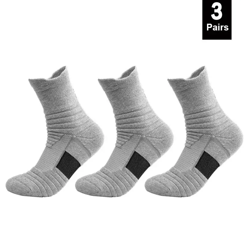 3 Pairs Anti-Slip Sports Socks for Men and Women