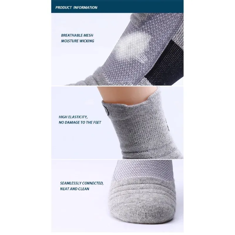 3 Pairs Anti-Slip Sports Socks for Men and Women