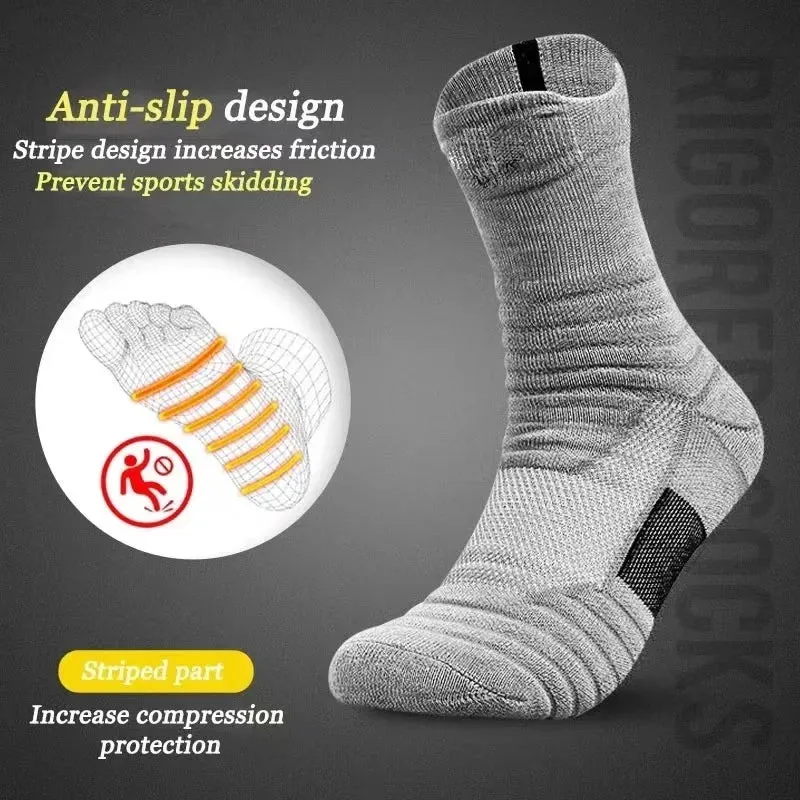 3 Pairs Anti-Slip Sports Socks for Men and Women