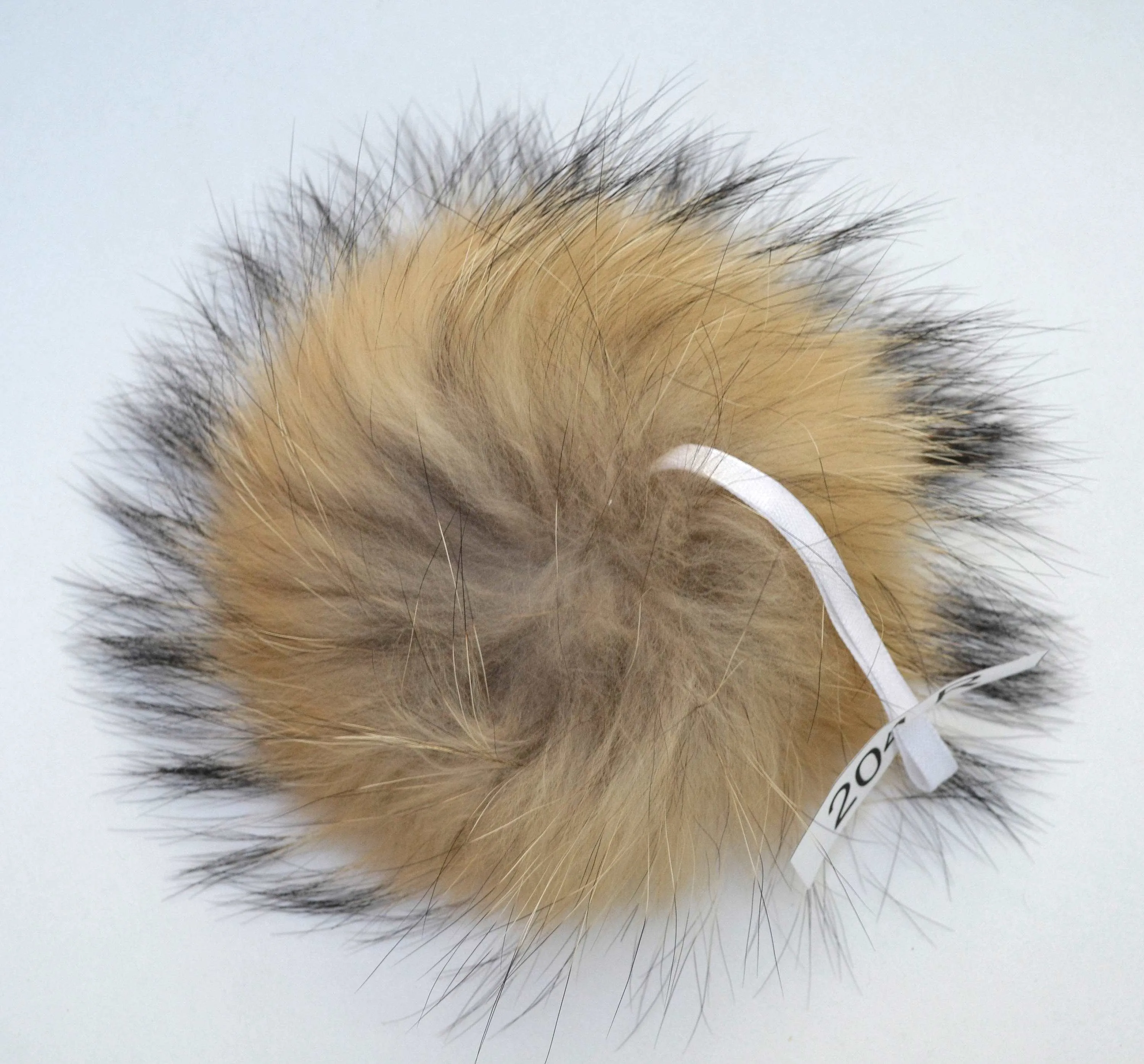 7,5" LARGE FUR POMPOM! Large Raccoon Pom-Pom, Fur Pom Pom for Hat, Pom Pom for Women Hat, for Children Hat, for Knit Hat, Raccoon Fur, Child