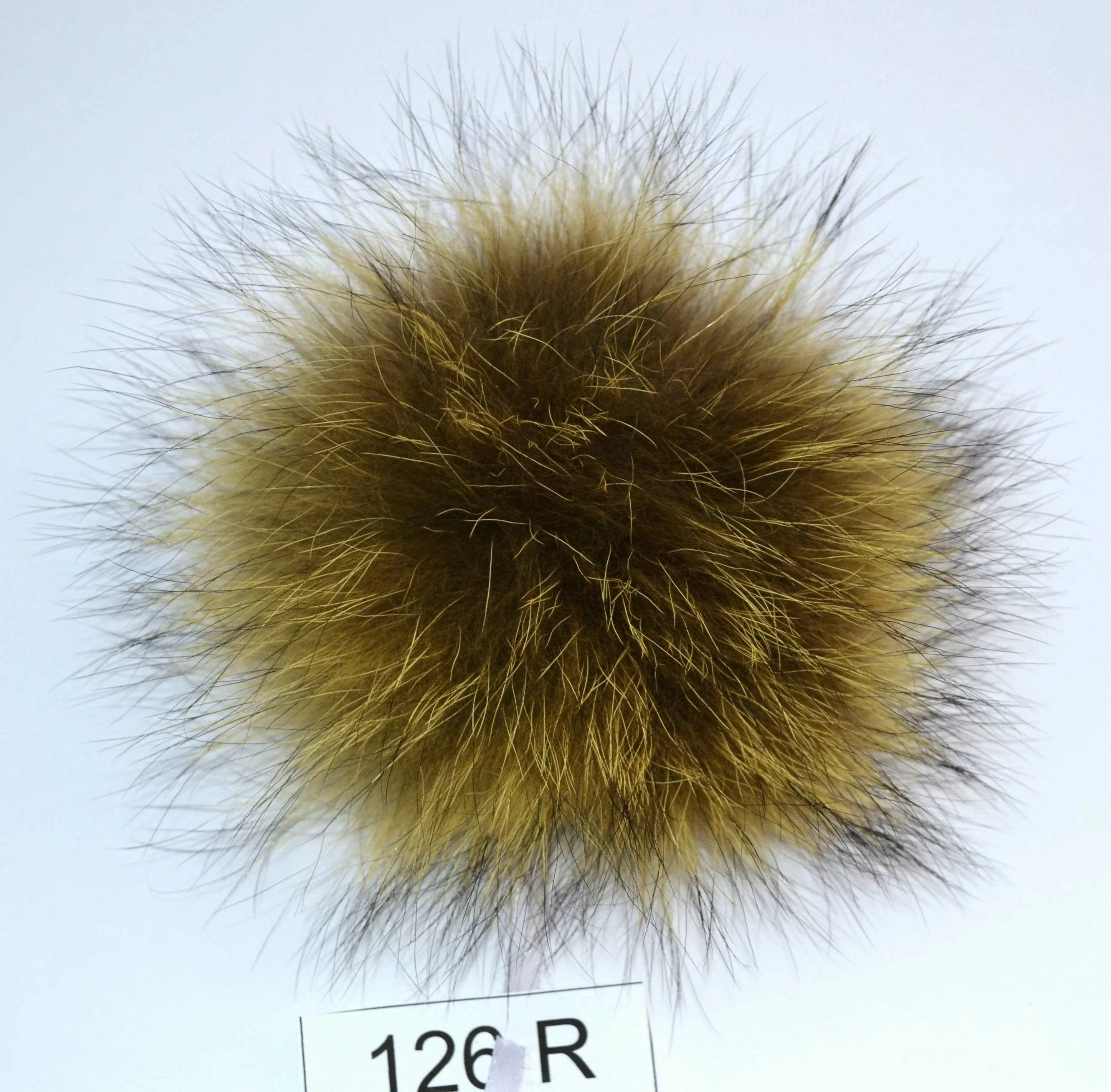 8,5" POM POM! Large Pom Poms, Fur Pom Pom for Hat, Fur Pompom, Fur Ball, Bag Charm, Pompom, Fur Pom, Knit Hat, Real Fur, Raccoon Fur, Orange