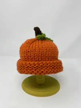 9-12 M Acrylic Knit Pumpkin Hat