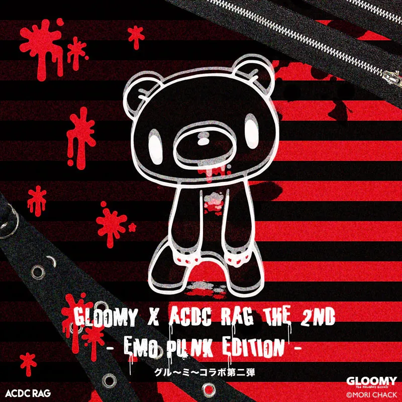 ACDC RAG & Gloomy Bear plus size dark leg warmers