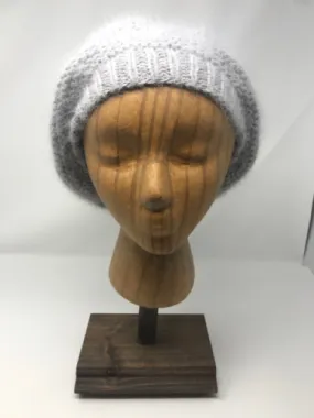 Adult Pure Angora Knit Beret