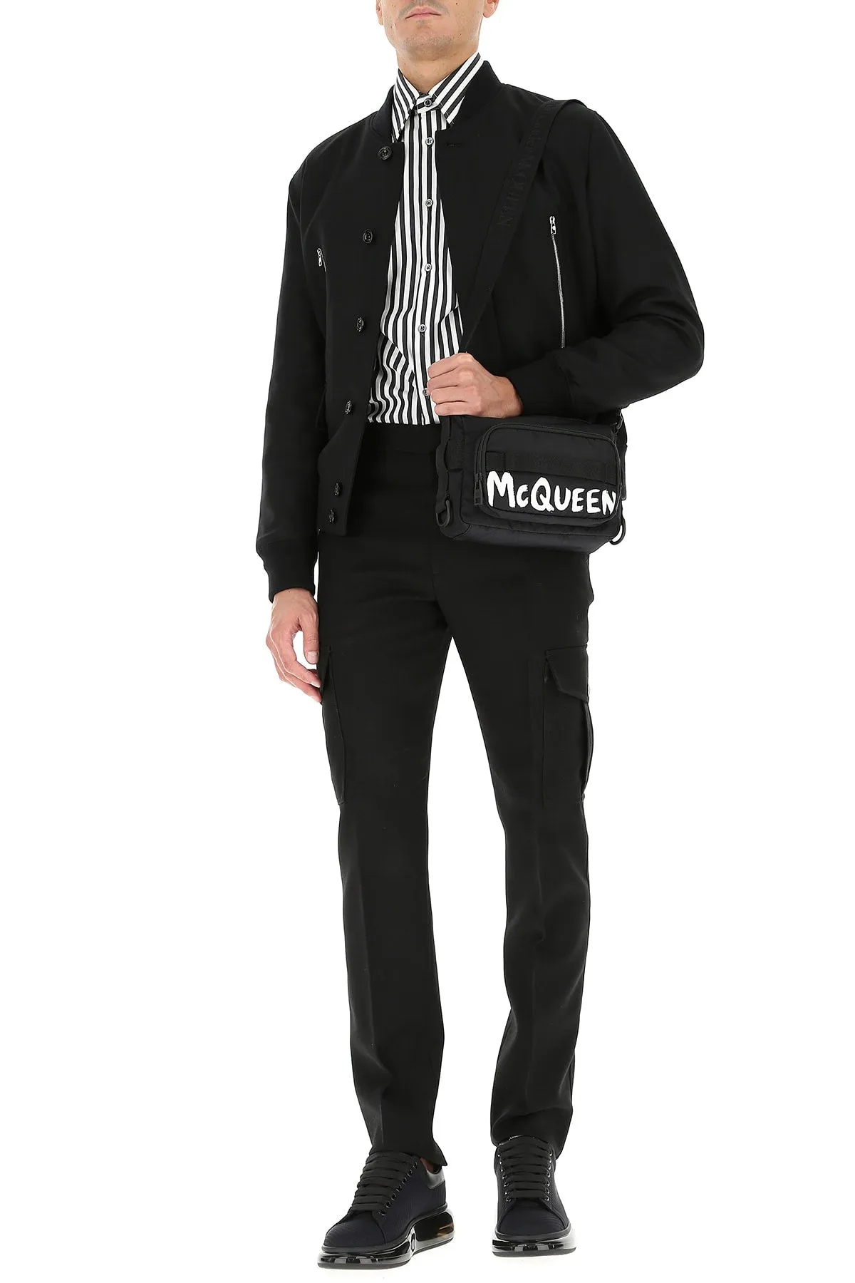 Alexander McQueen Zip Detail Bomber Jacket