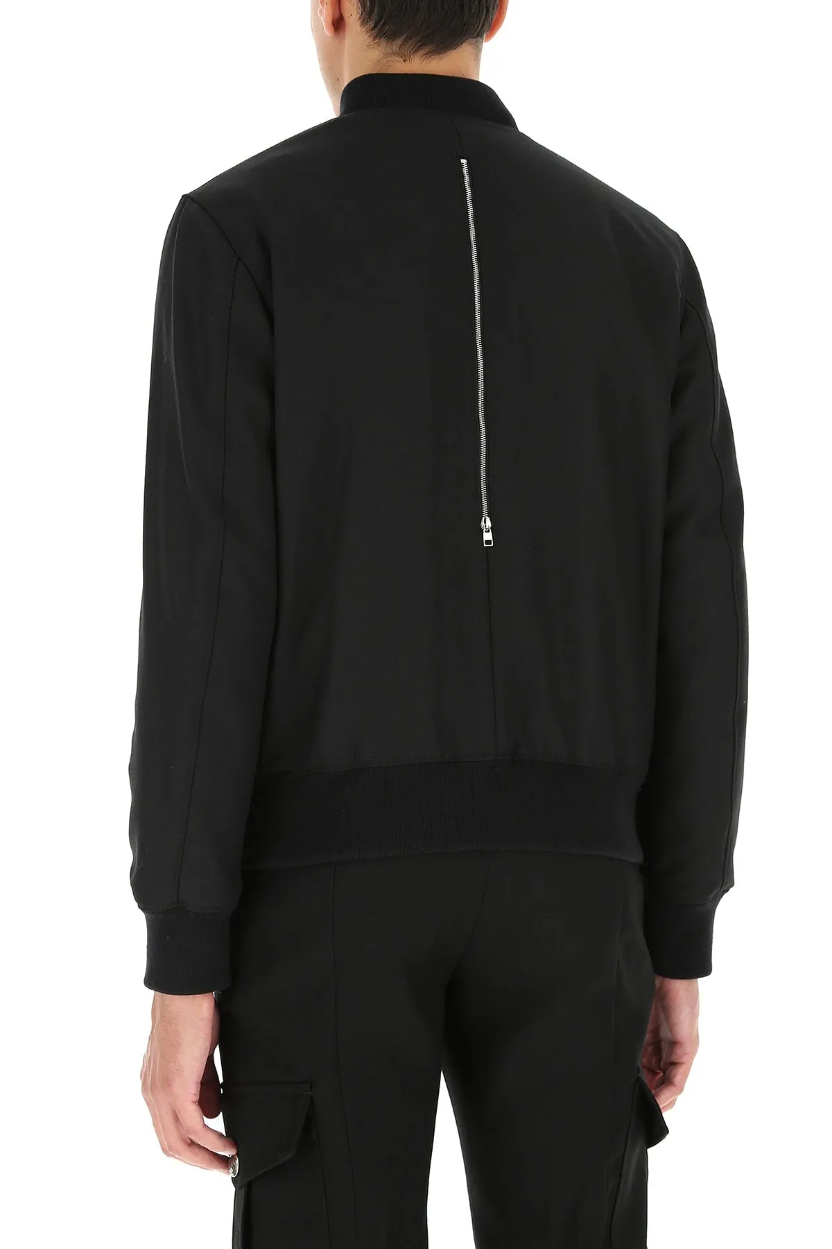 Alexander McQueen Zip Detail Bomber Jacket