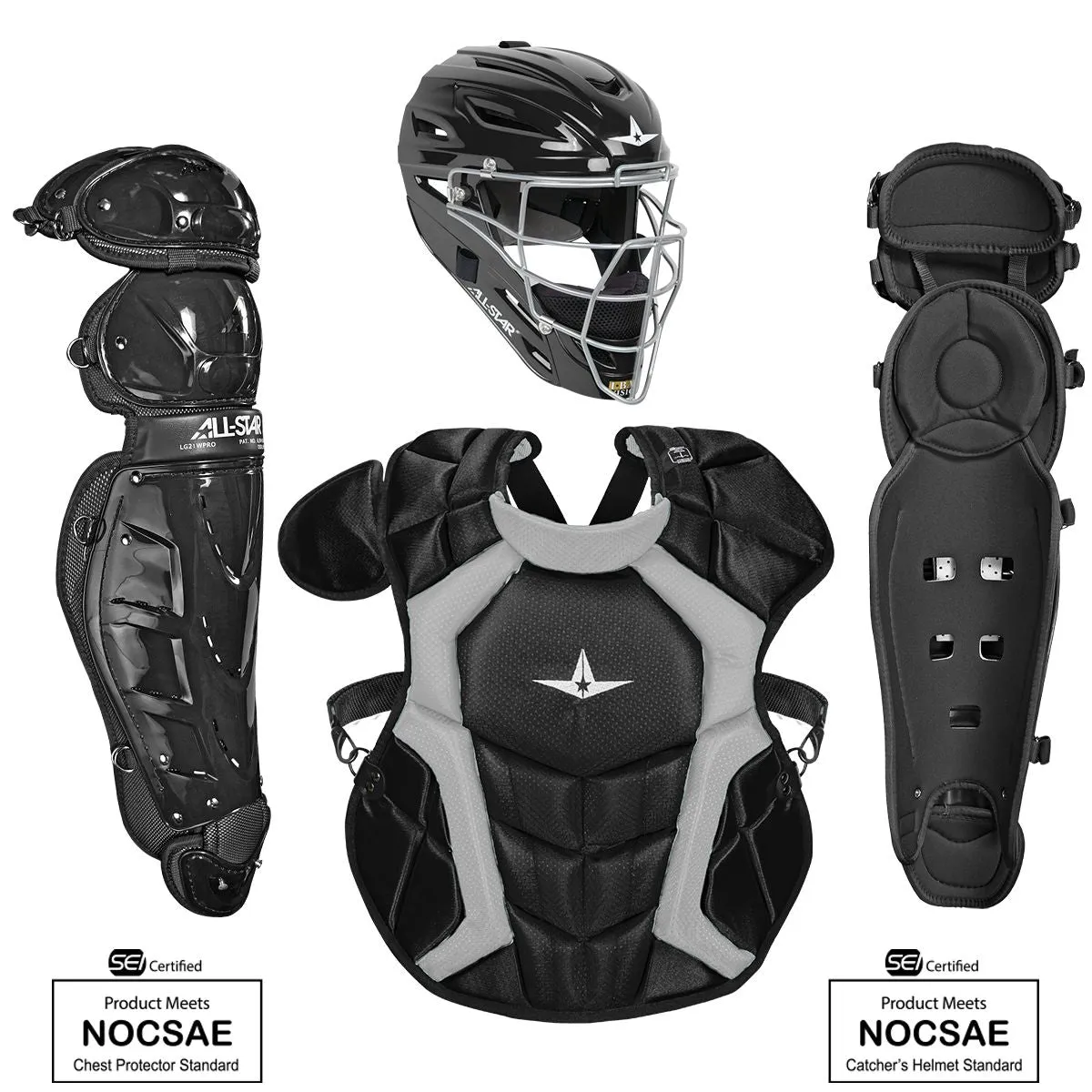 All Star CKPRO4 - Classic Professional Catchers Set - Black