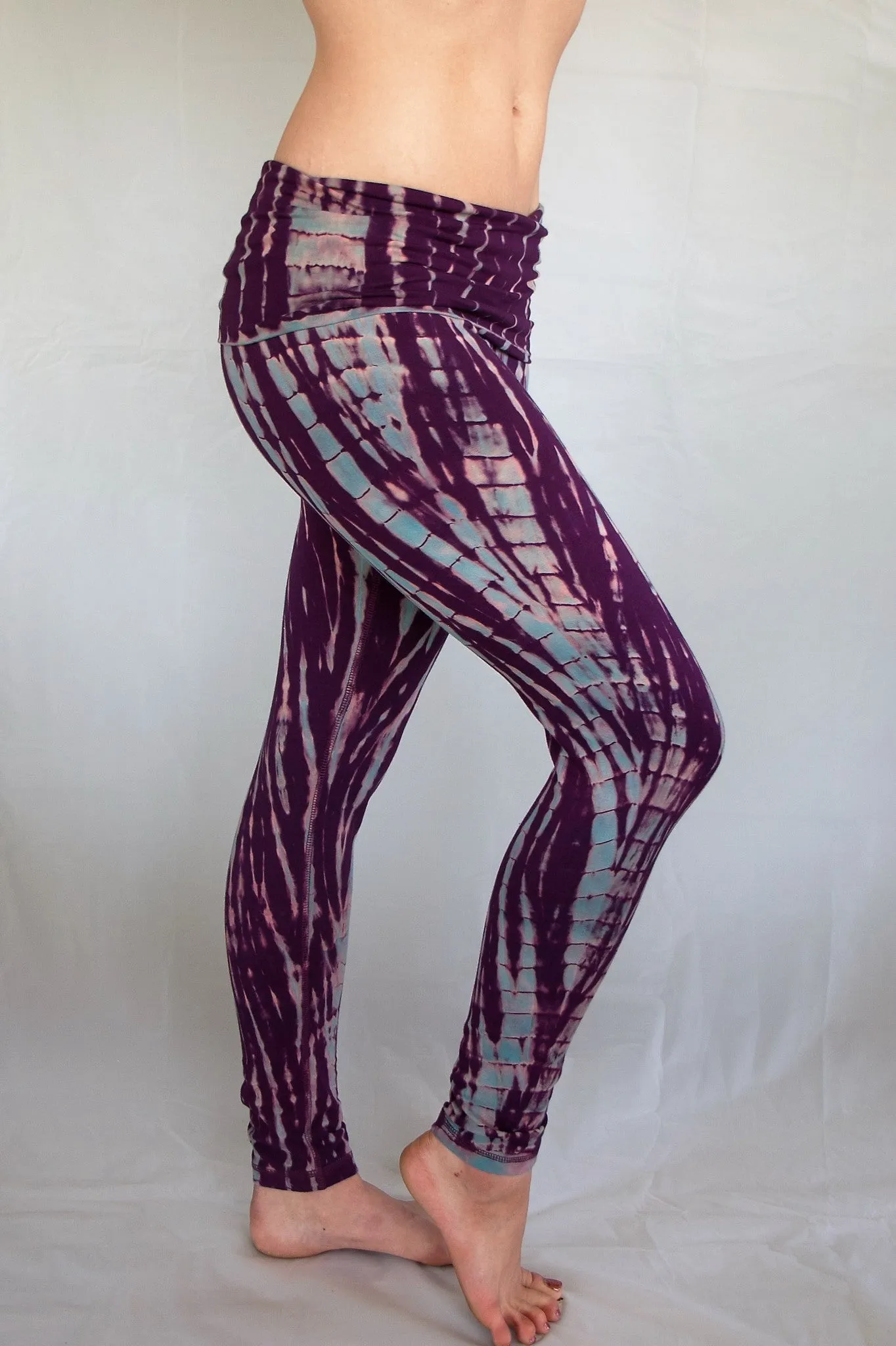 Amethyst Tie Dye Yoga Pants