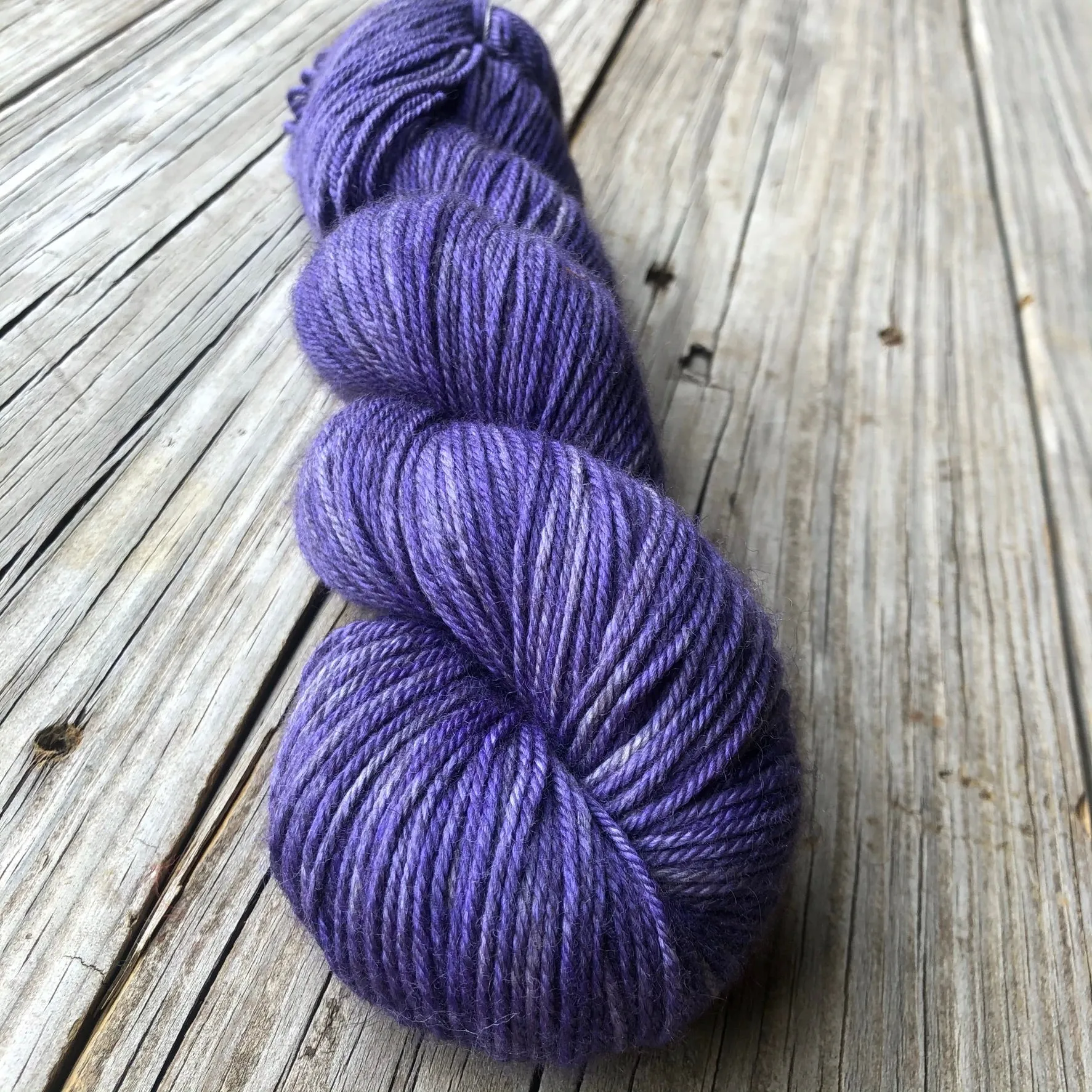 Amethysts in the Abyss, Yak Silk DK Treasures Yarn