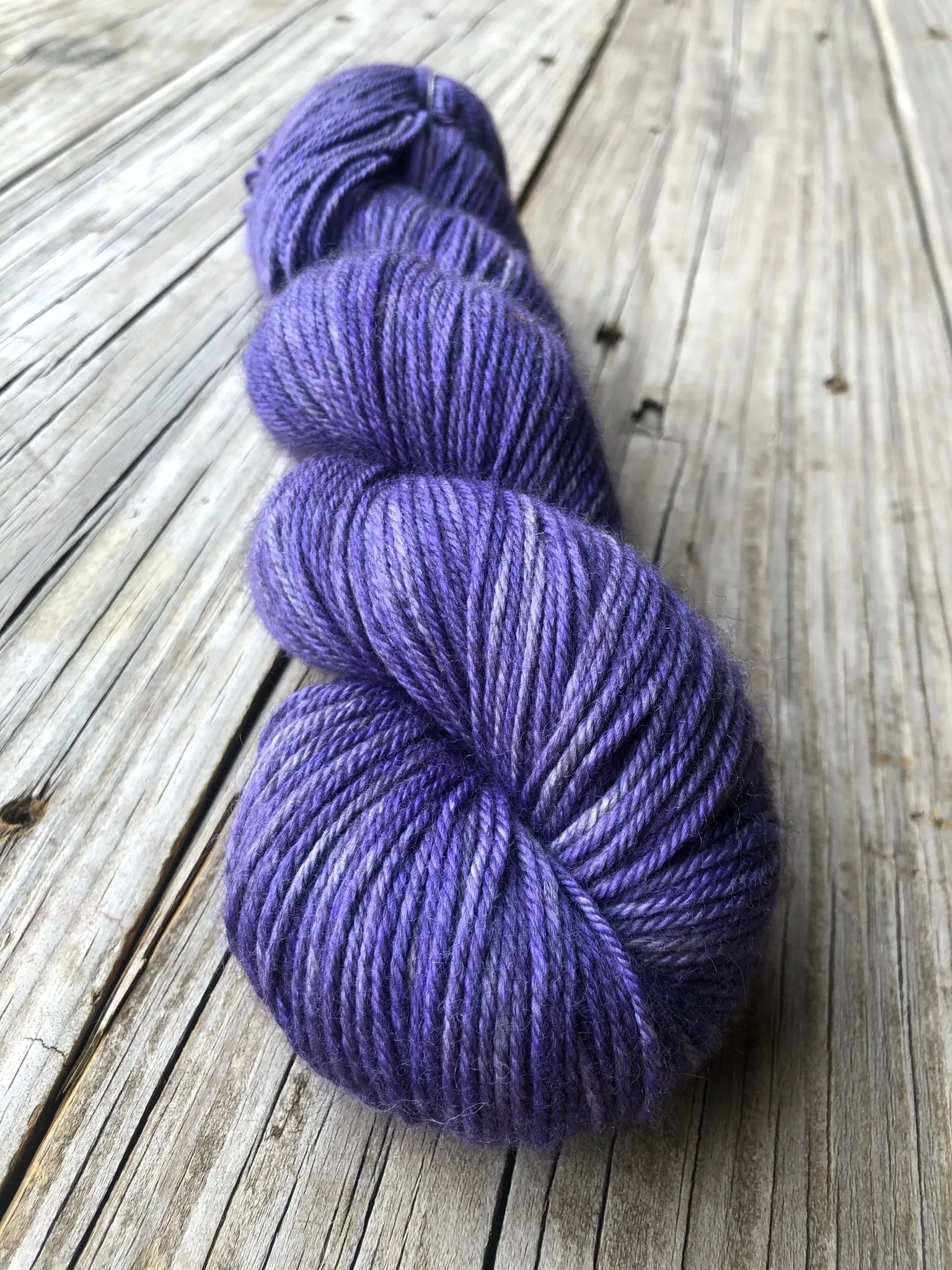 Amethysts in the Abyss, Yak Silk DK Treasures Yarn