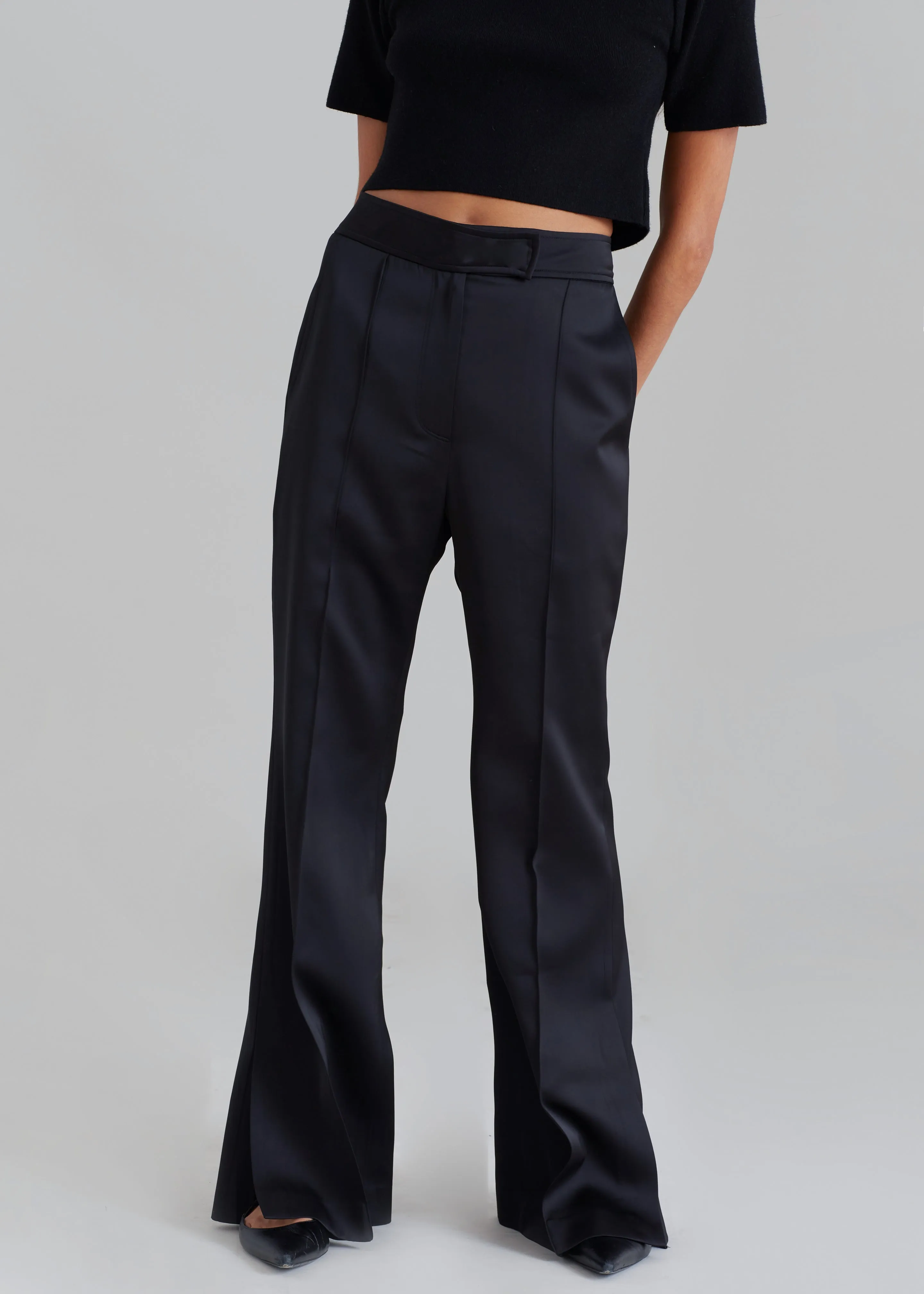 Angelica Flare Pants - Black