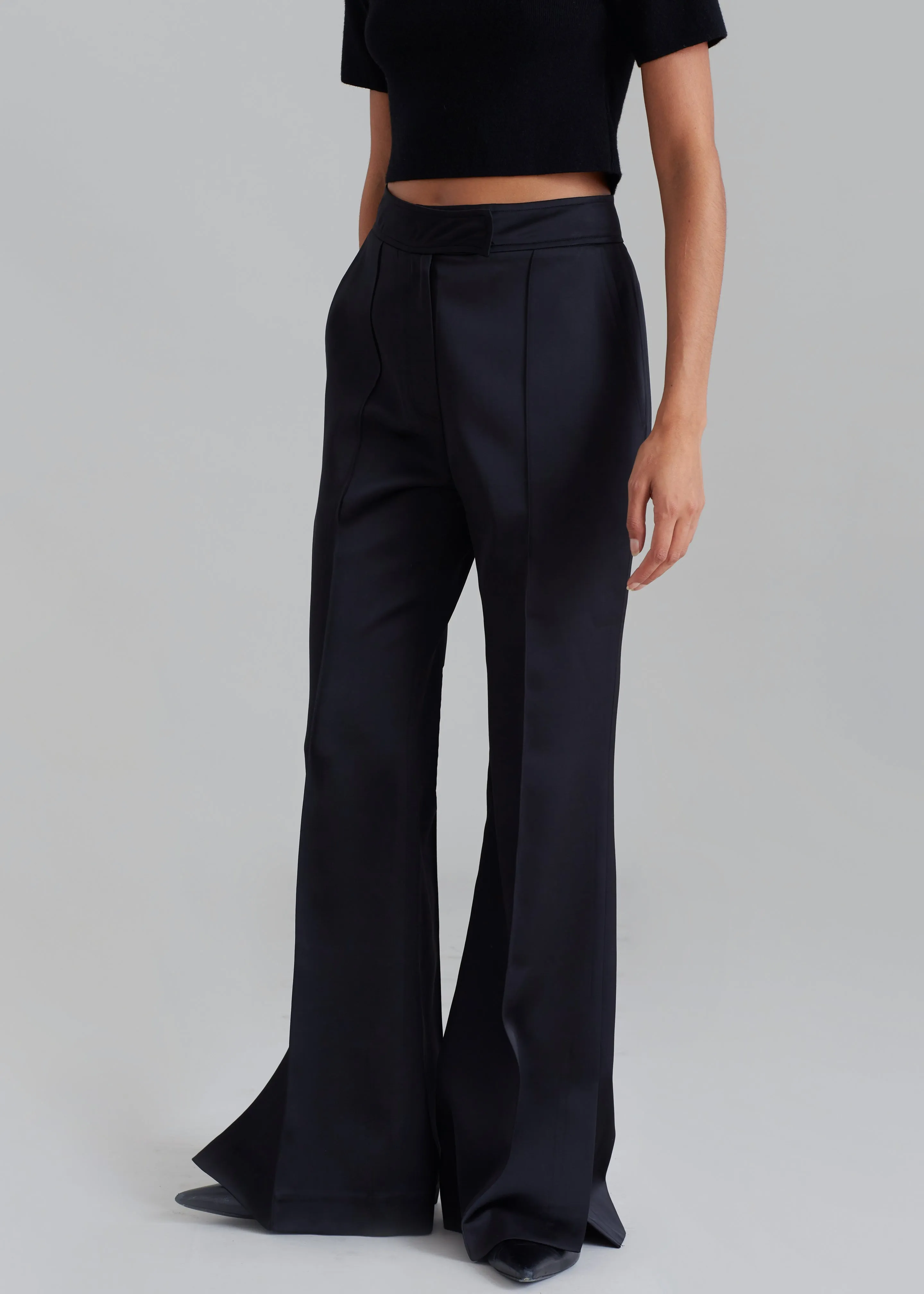 Angelica Flare Pants - Black