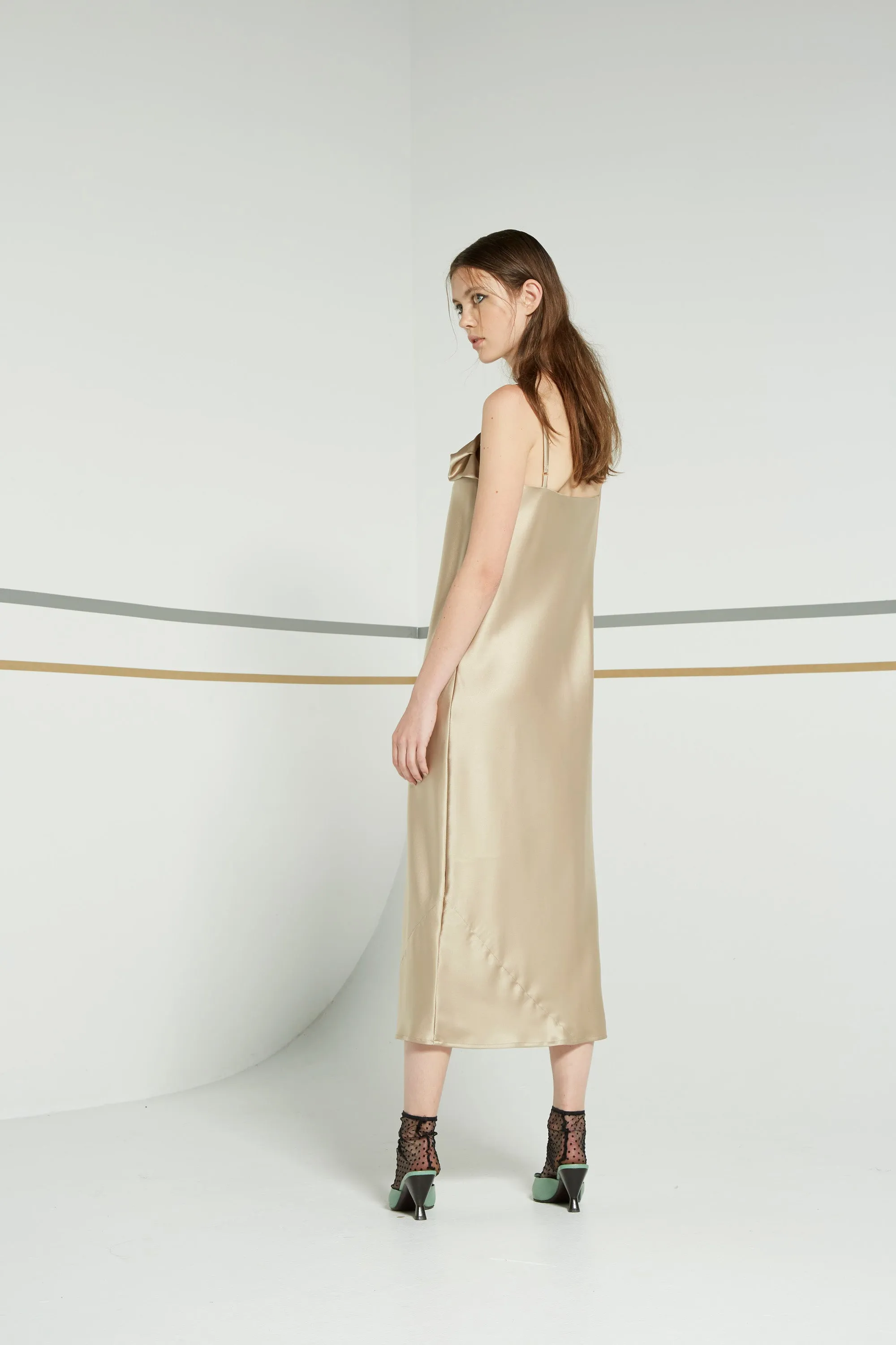 Archive - Otherness dress, liquid gold