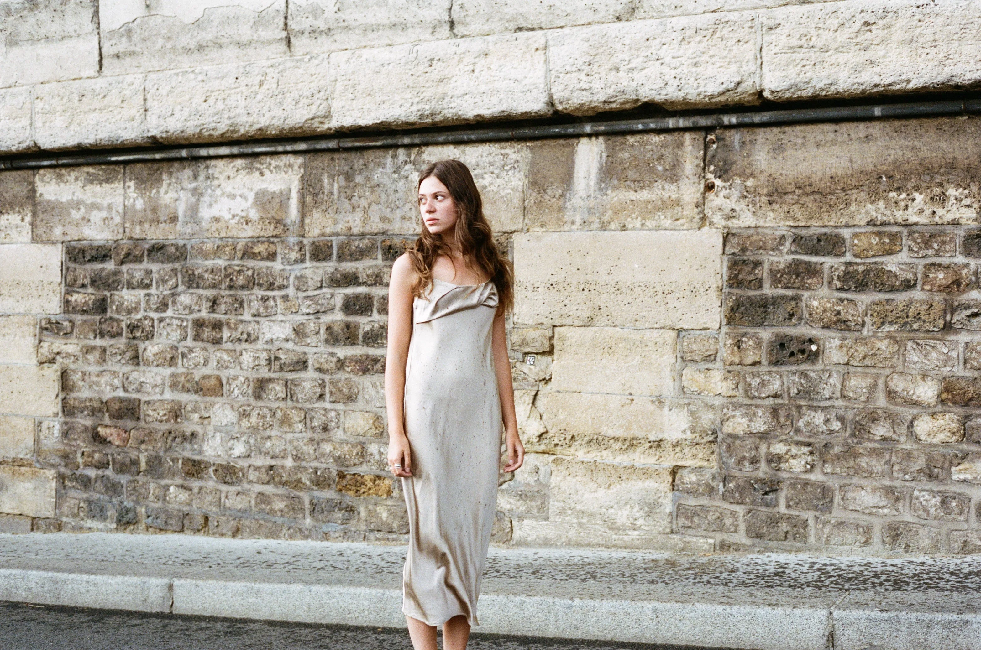 Archive - Otherness dress, liquid gold