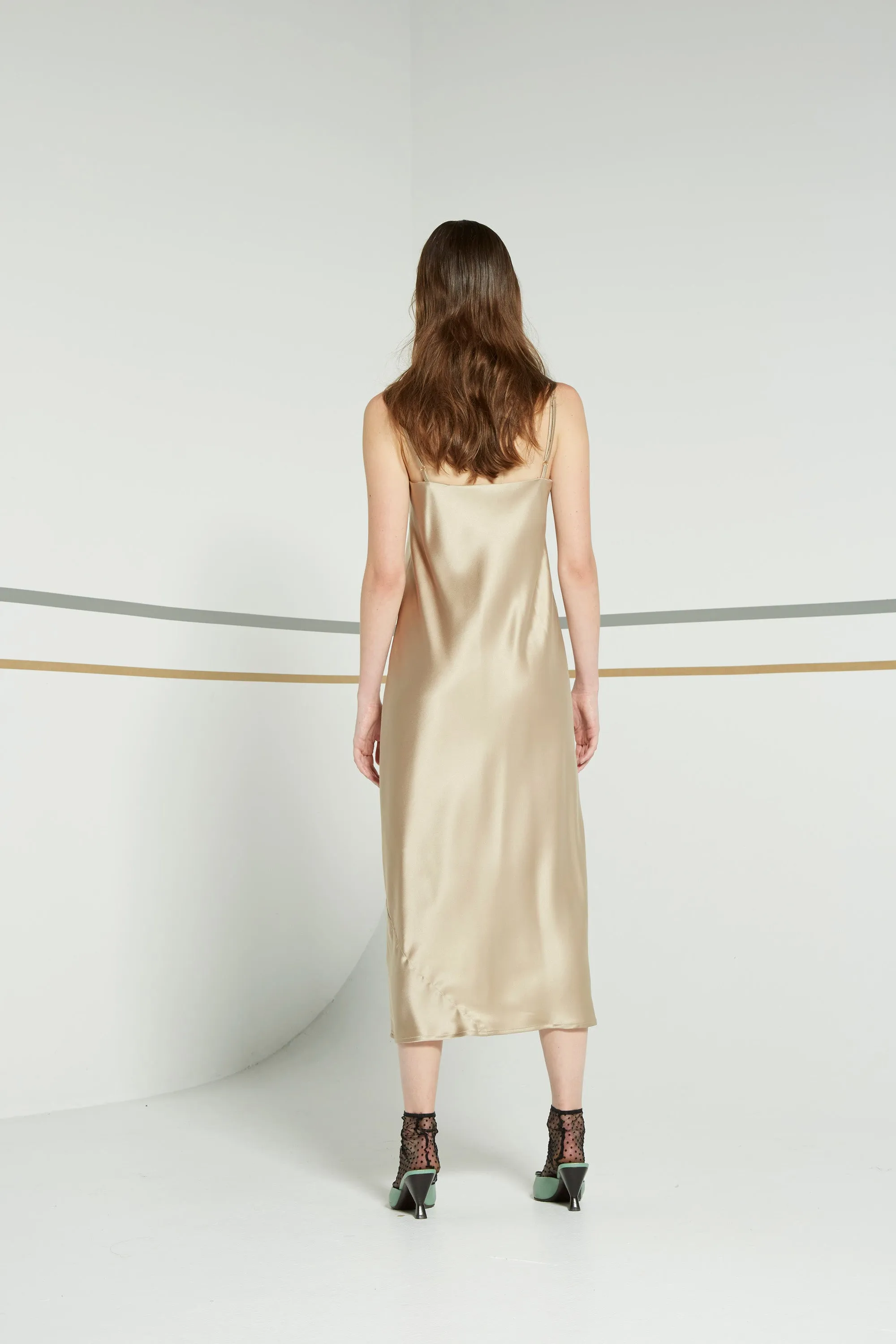 Archive - Otherness dress, liquid gold