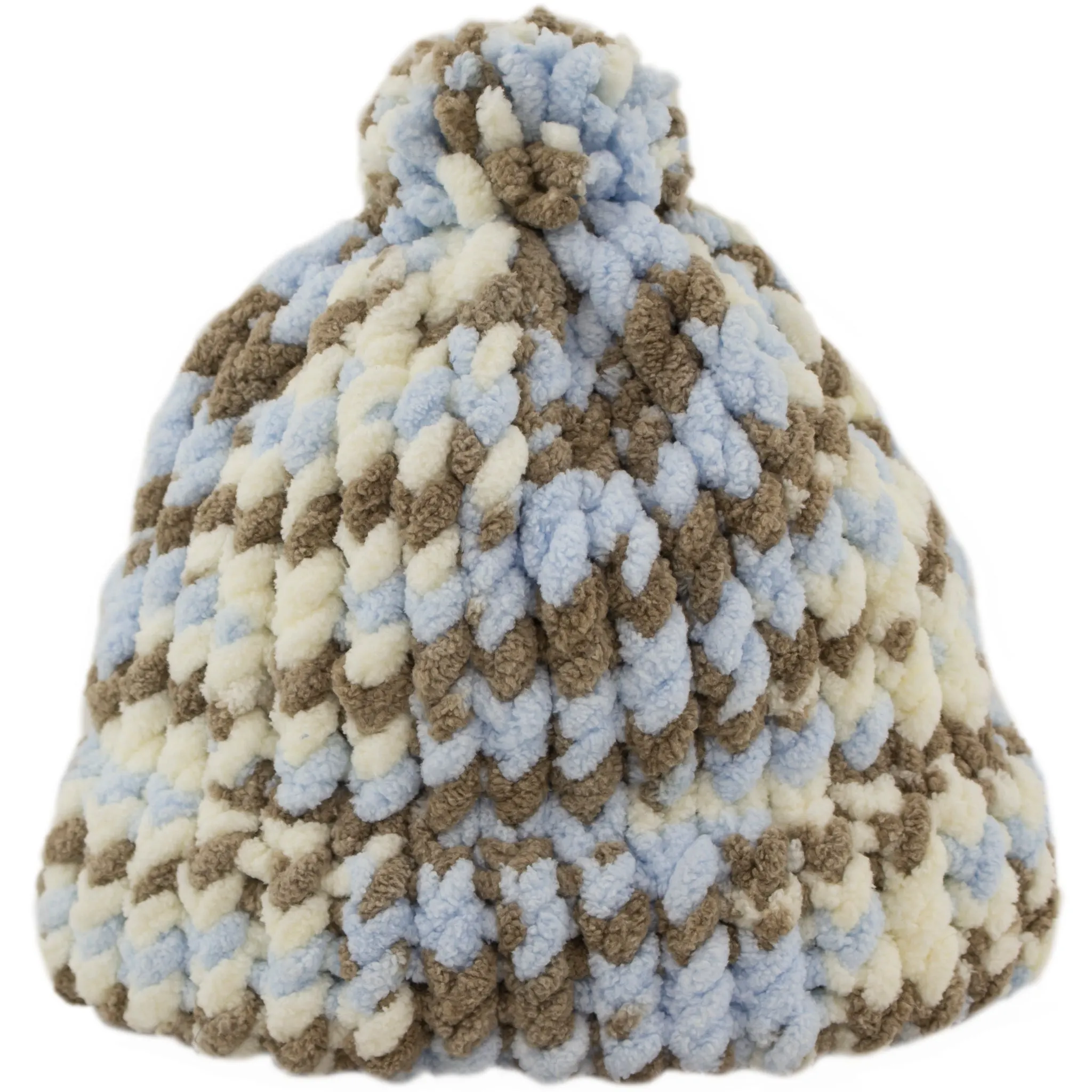 Baby Hat with Pom-Pom-Handmade Loom Knit Cap <p> See All Colors! </p>