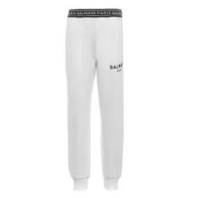 Balmain White Sweatpants