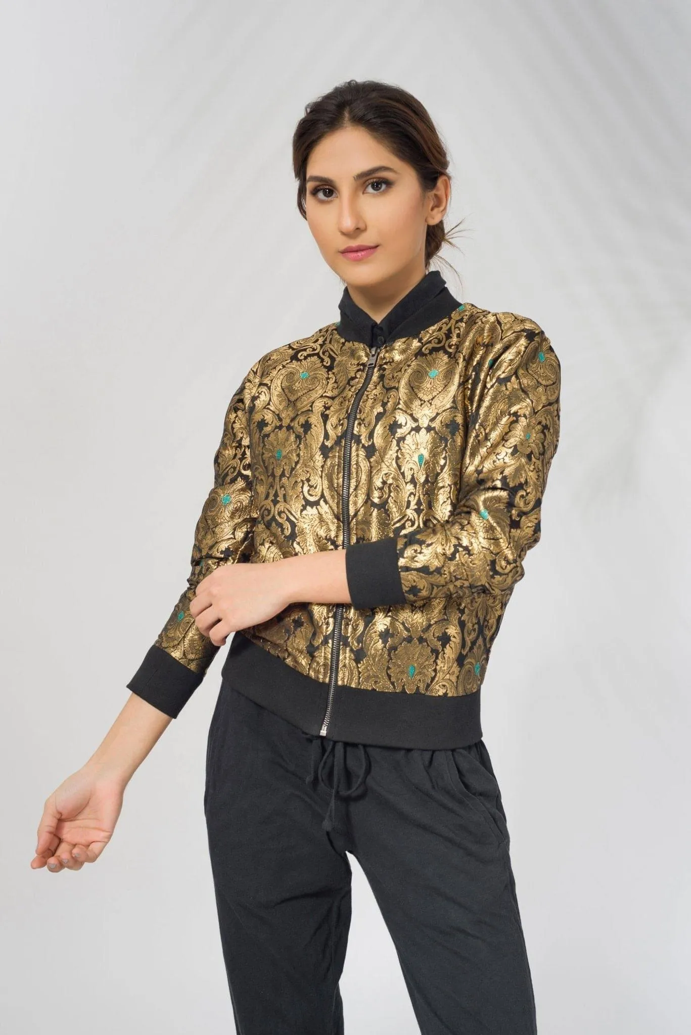 Banarasi Bomber Jacket