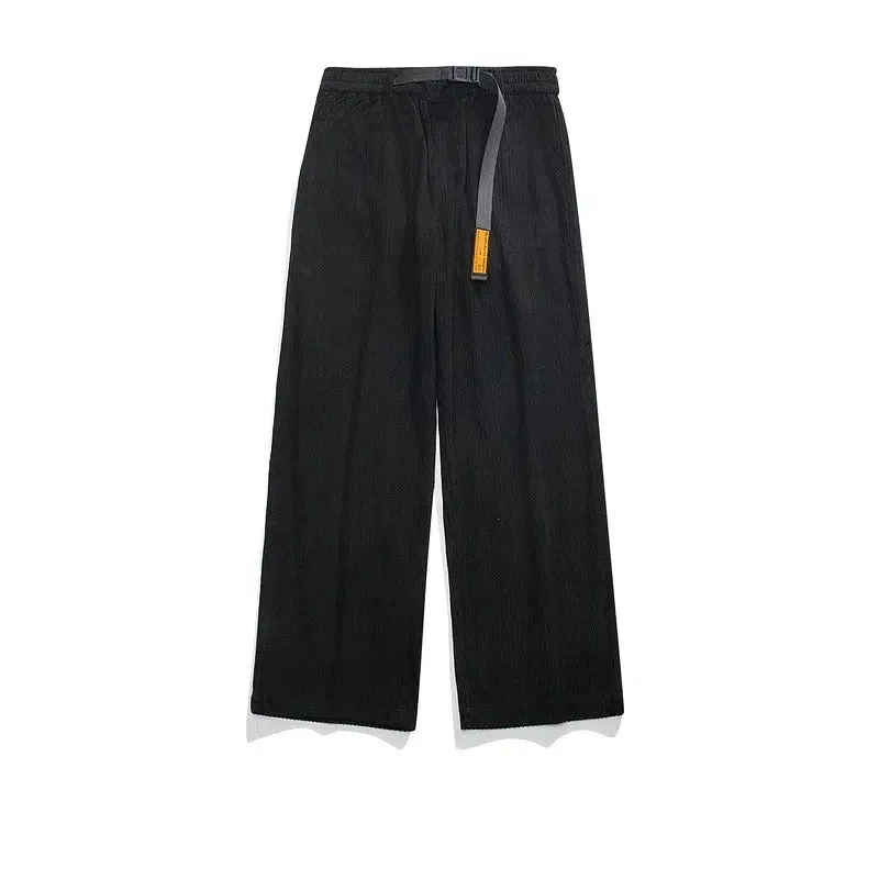 Belt Corduroy Pants