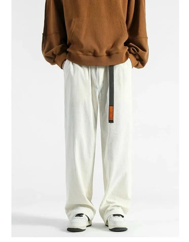 Belt Corduroy Pants