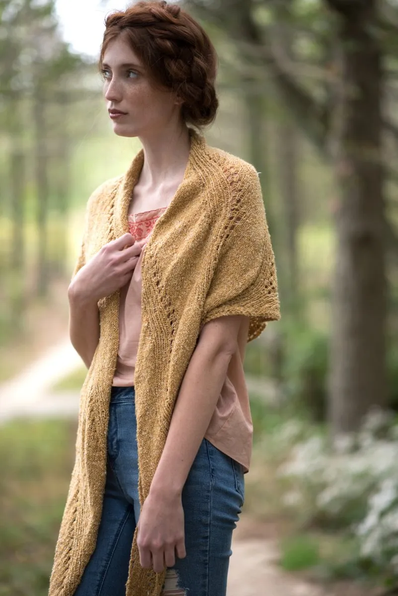 Berroco Portfolio Vol. 5 Patterns - Amber Waves Shawl - PDF Download