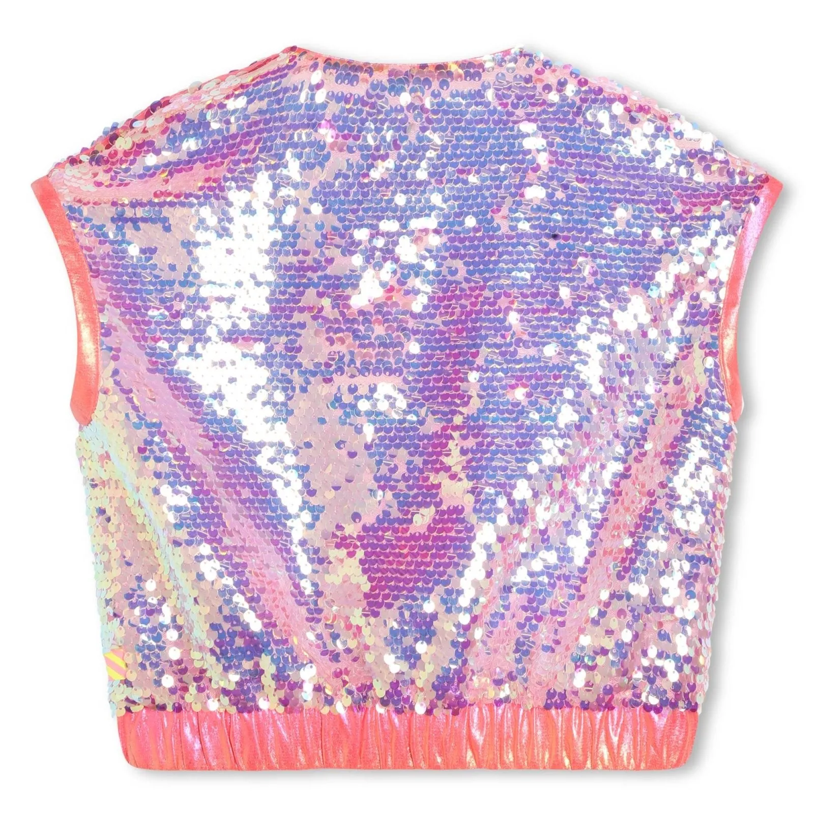 Billieblush Girls Pink Sequin Vest