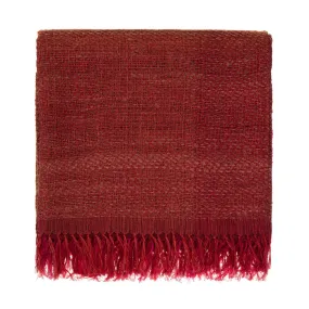 Birami Linen Blanket [Red/Orange/Mustard]