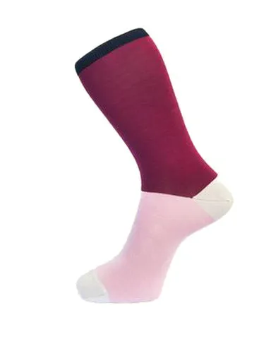 Block Colour Sock in Plum