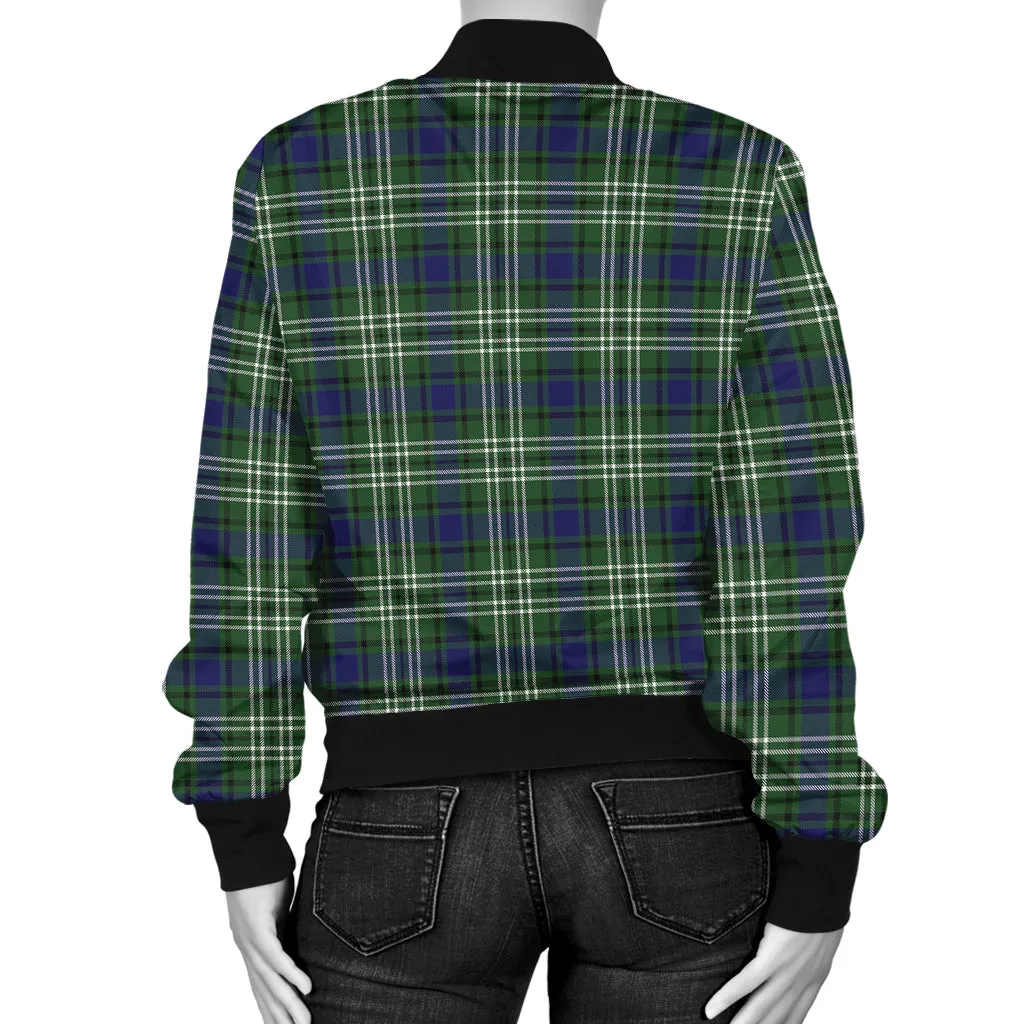 Blyth Tartan Bomber Jacket with Family Crest