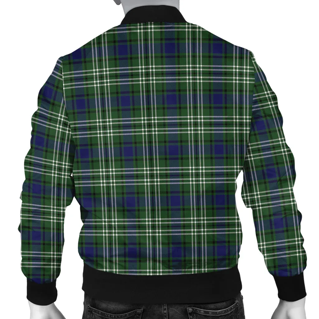 Blyth Tartan Bomber Jacket with Family Crest