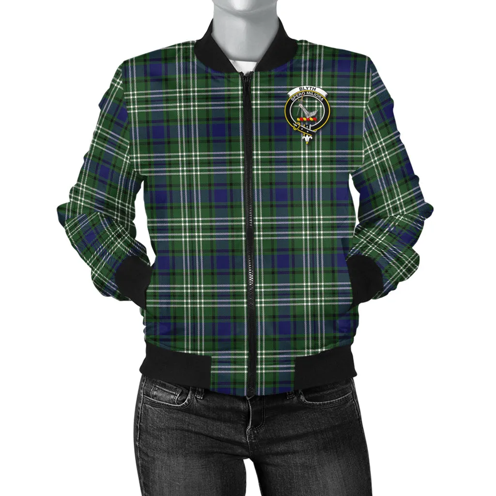 Blyth Tartan Bomber Jacket with Family Crest