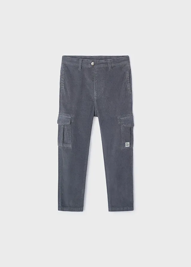 Boys Corduroy Cargo Pants