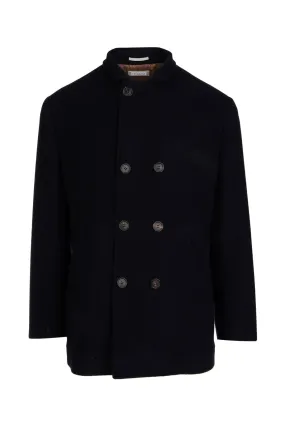 Brunello Cucinelli Double Breasted Peacoat