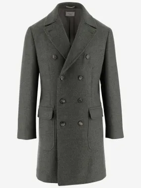 Brunello Cucinelli Double-Breasted Peacoat