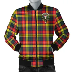 Buchanan Modern Tartan Bomber Jacket with Family Crest