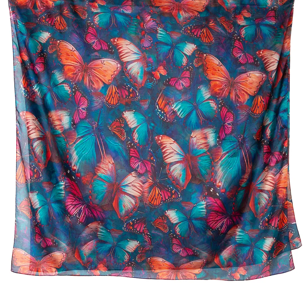 Butterfly Silk Scarf