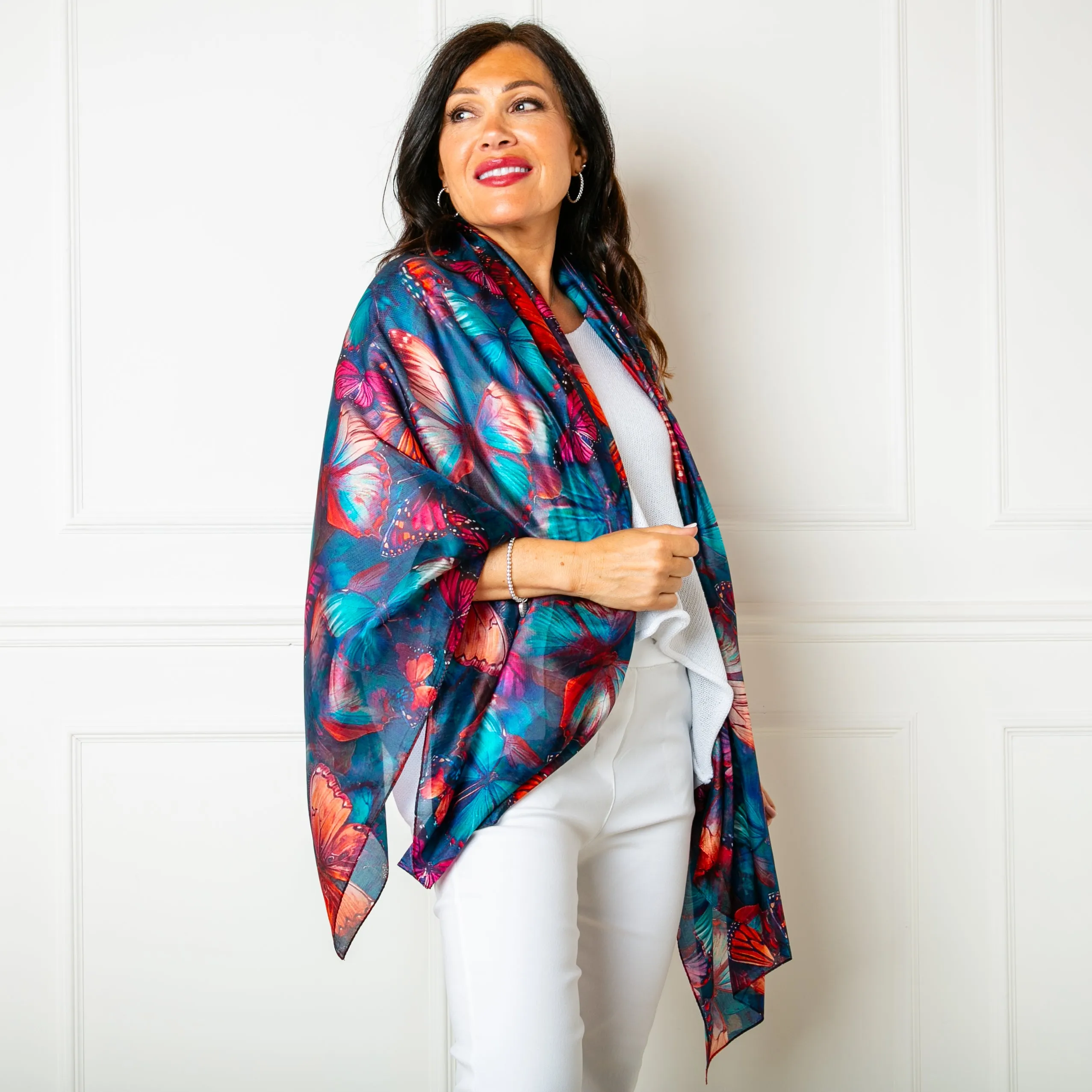 Butterfly Silk Scarf