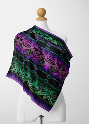 California Coast Sunrise Satin Shawl