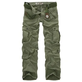 Cargo Camouflage Military Classic Straight Style Men Pants