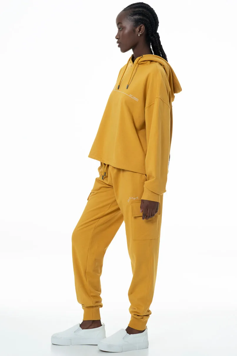 Cargo Track Pants _ 145618 _ Yellow