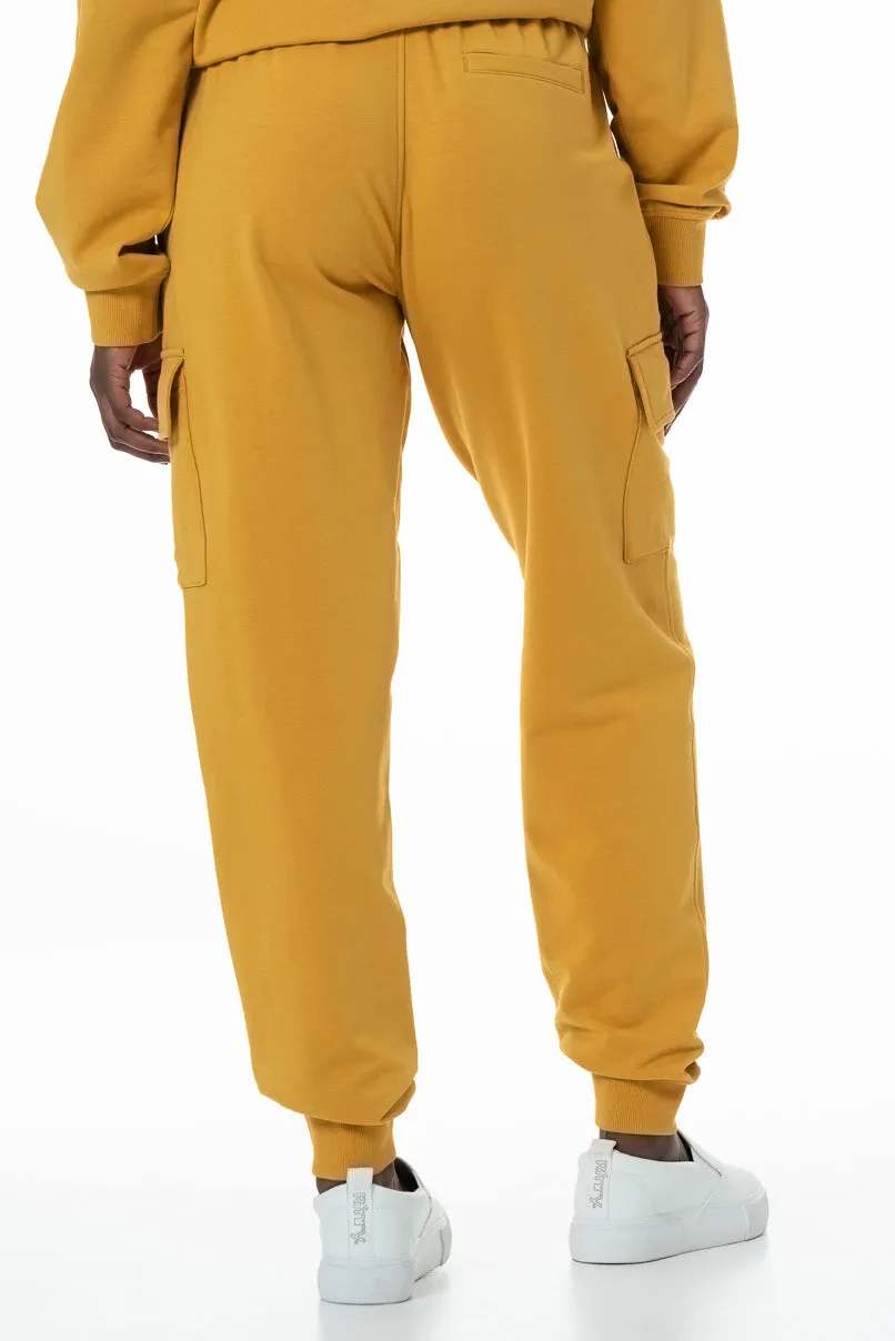 Cargo Track Pants _ 145618 _ Yellow