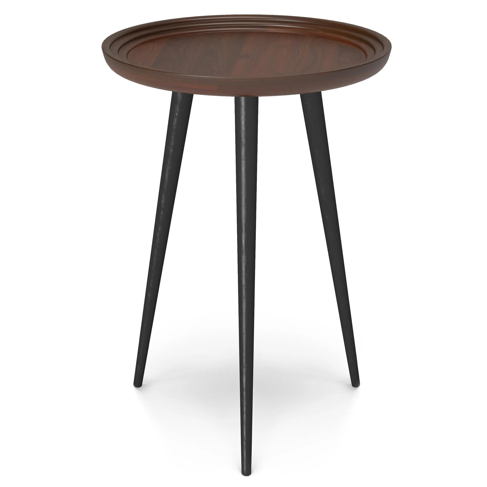 Clairmont Round Side Table in Acacia