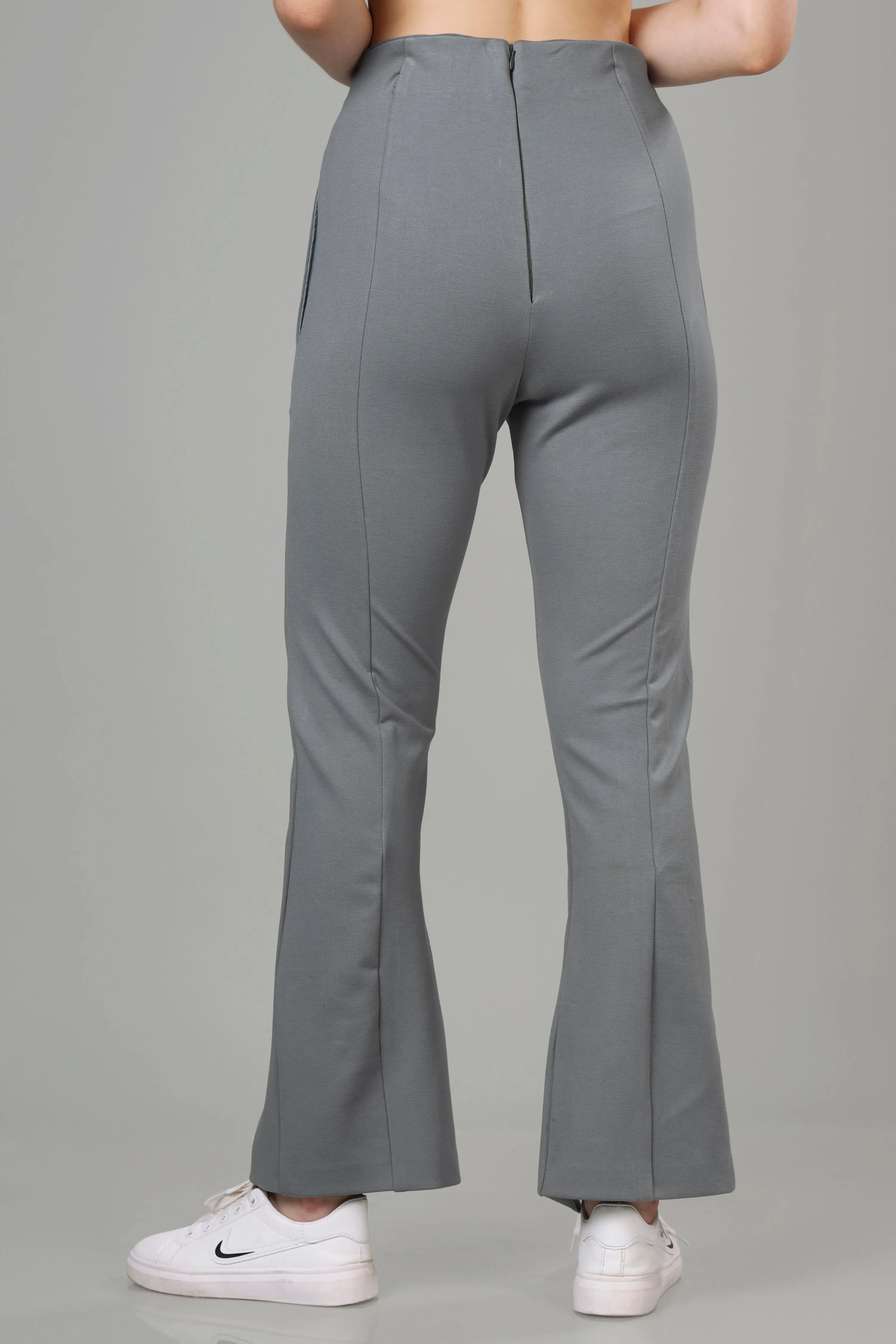 Classic Slit Regular Fit Women's Trousers