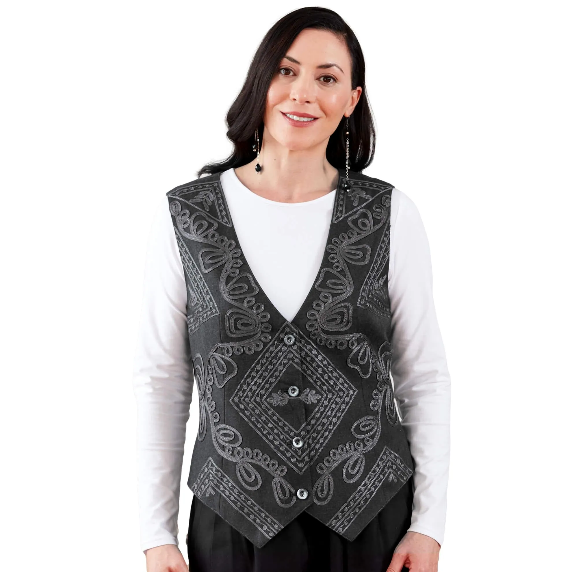 Classic Soutache Vest