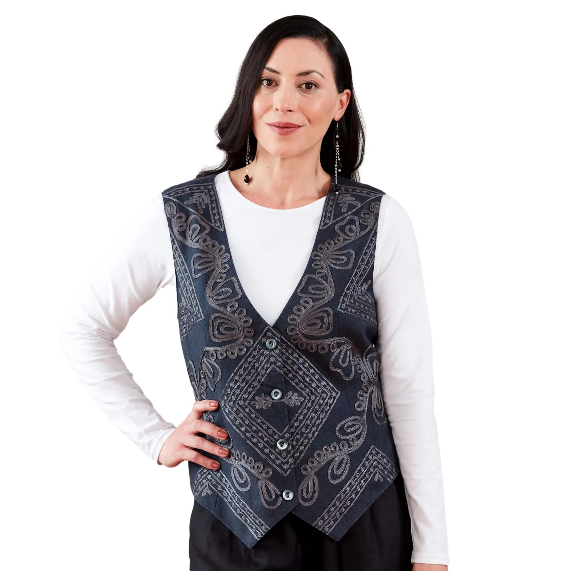 Classic Soutache Vest