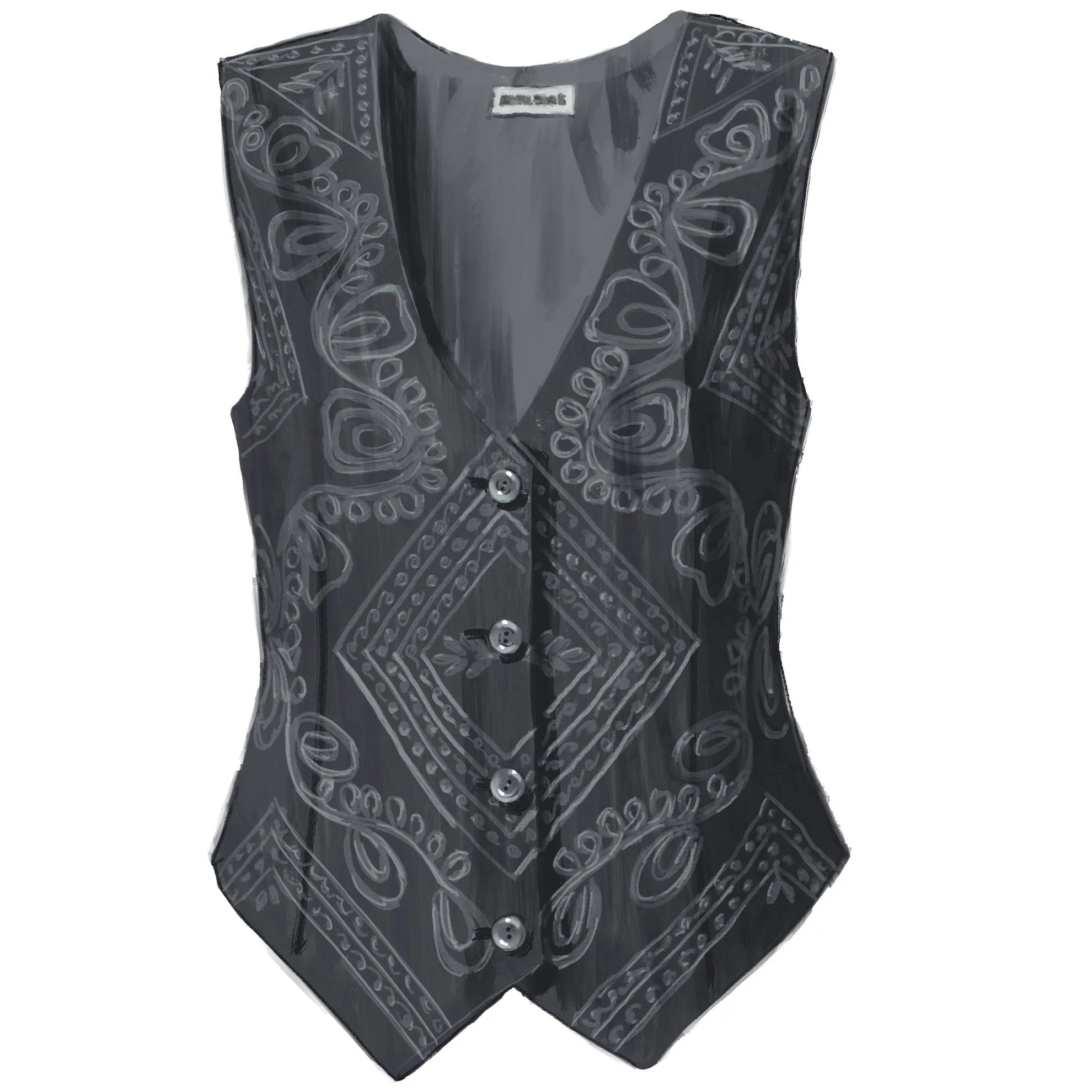 Classic Soutache Vest