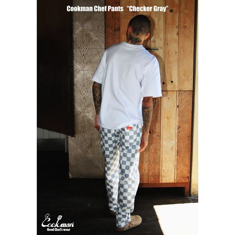 Cookman Chef Pants - Checker : Gray