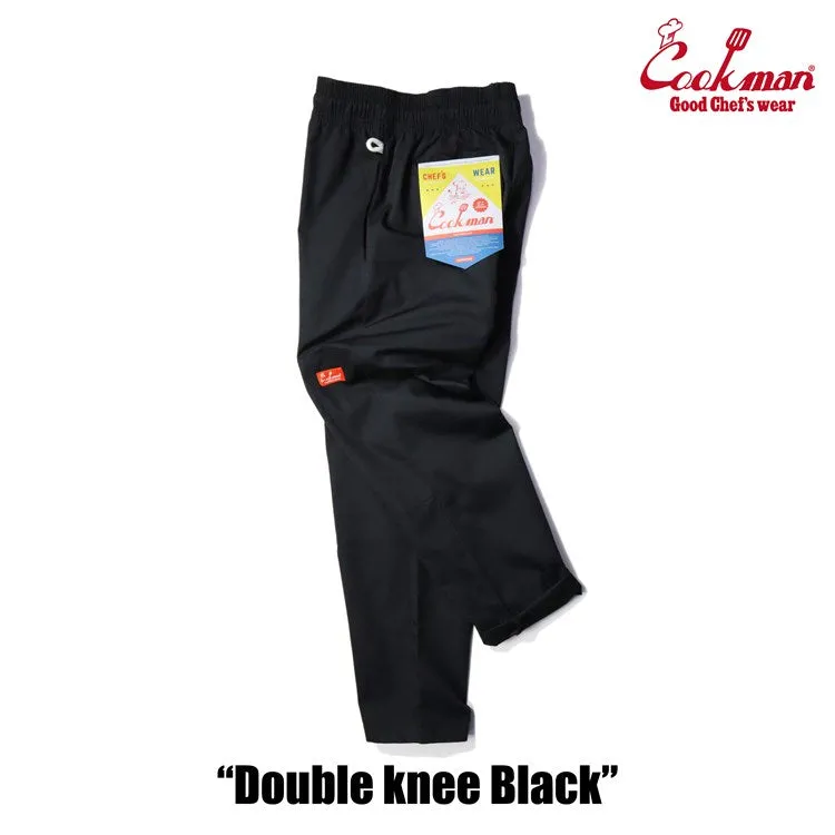 Cookman Chef Pants - Double Knee Ripstop : Black